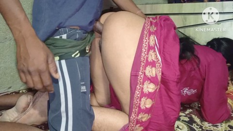 Chaude bhabhi desi avec un gros derrière s'occupe de son devar