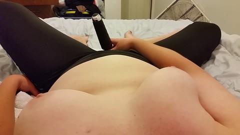 Point of view, yoga pants, orgasm