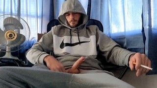 Gay edging, gay stepdad, masturbation