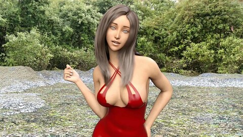 Englisches visuelles Novel mit Outdoor-Blowjob-Action von Dirty Gamesxxx