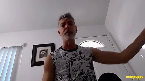 Big guy Richard Lennox gets a wild surprise from his petite ex