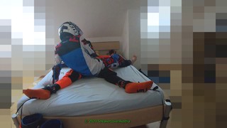 Gay white socks, jerk on belly, motocross