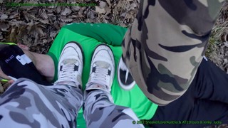 Arabi, socken lecken, licking and biting