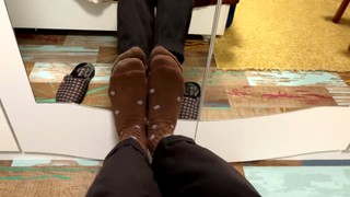 The look, cub, gay socks