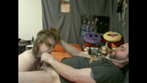 Redhead swallow cum, older man face fuck, face fucked hard
