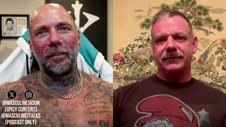 Bodybuilders, porn industry star, flash