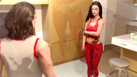 Animation 3D de gameplay avec un scénario de femme cocu