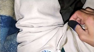 Amateur gay, boy masturbating, close up