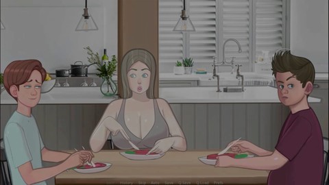 Hentai fuck, 3d, asmr blowjob