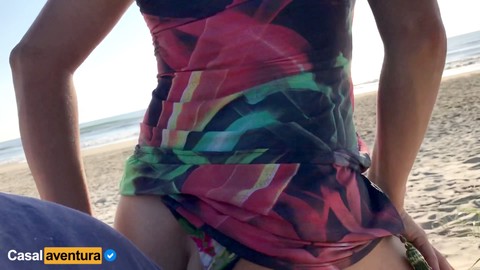 Public exibitionist, блондинка-аматорка, помпино